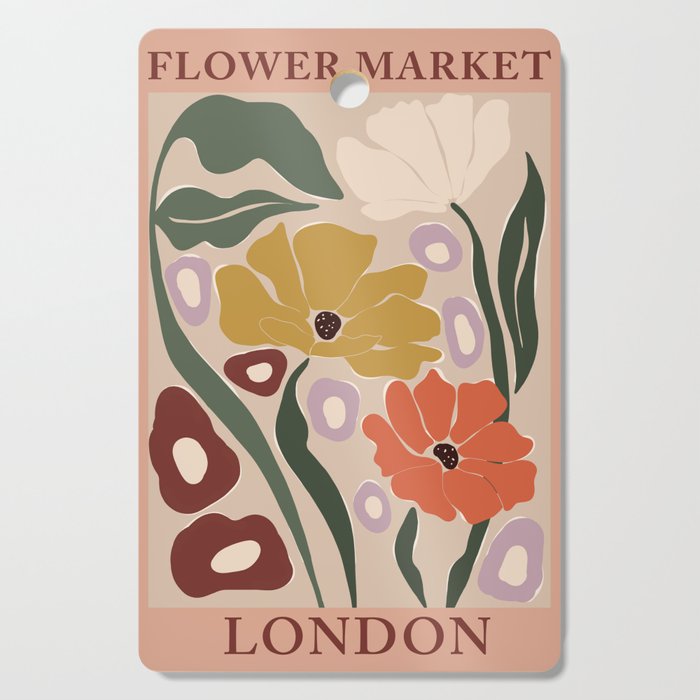 flower market london  Cutting Board Gallery Image 1