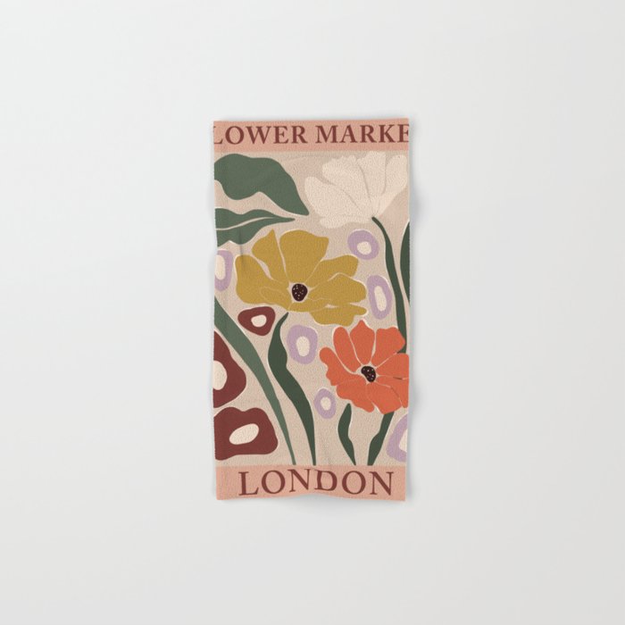 flower market london  Bath Towel Gallery Image 1