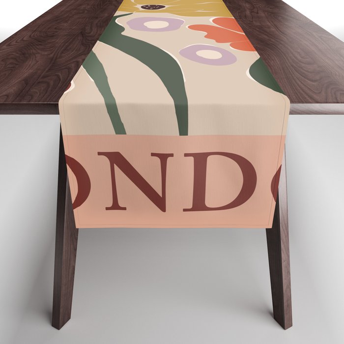 flower market london  Table Runner Gallery Image 1