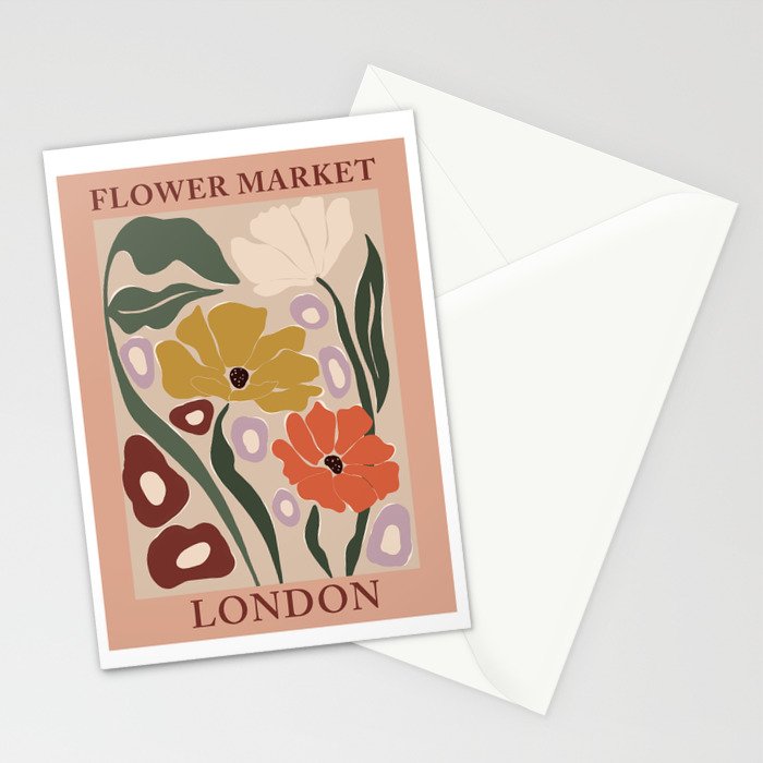 flower market london  Stationery Card Gallery Image 2