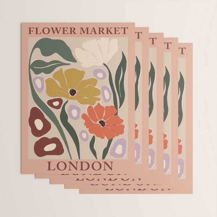 flower market london  Wrapping Paper Gallery Image 3