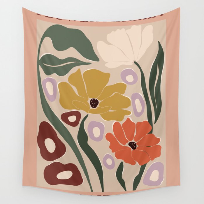 flower market london  Wall Tapestry Gallery Image 4