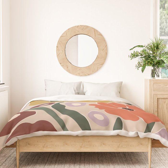 flower market london  Duvet Cover Gallery Image 3