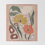 flower market london  Throw Blanket Gallery Image 2