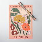 flower market london  Wrapping Paper Gallery Image 1