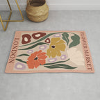 flower market london  Rug Gallery Image 1