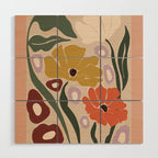 flower market london  Wood Wall Art Gallery Image 1