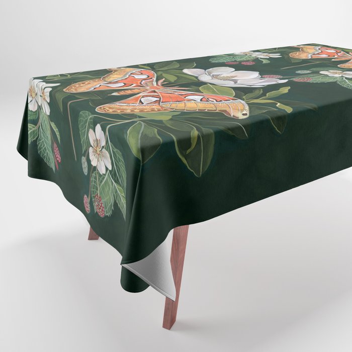 Atlas Moth Magnolia Tablecloth Gallery Image 1