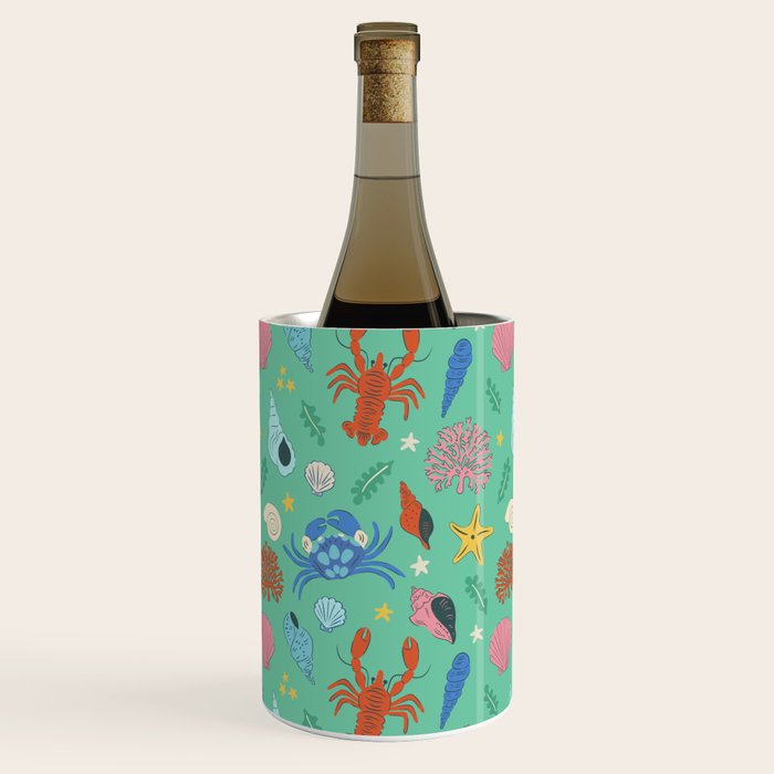Crustaceans Seashells Wine Chiller Gallery Image 2