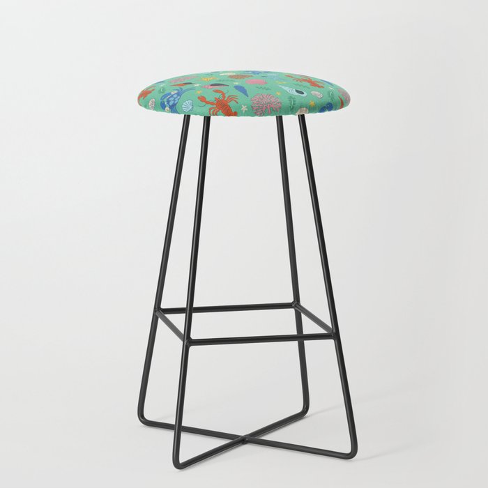 Crustaceans Seashells Stool Gallery Image 1