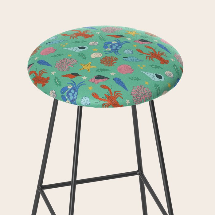 Crustaceans Seashells Stool Gallery Image 2