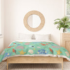Crustaceans Seashells Duvet Cover Gallery Image 3