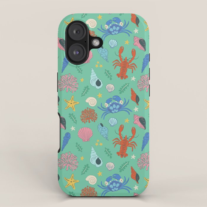 Crustaceans Seashells iPhone Case Gallery Image 1