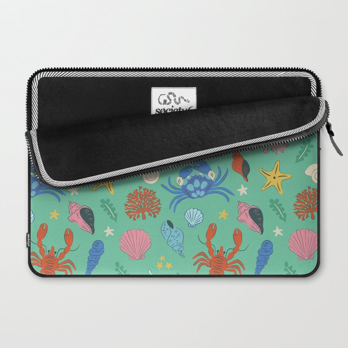 Crustaceans Seashells Laptop Sleeve Gallery Image 2