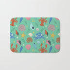 Crustaceans Seashells Bath Mat Gallery Image 1