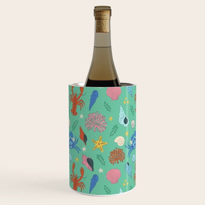 Crustaceans Seashells Wine Chiller Gallery Image 3