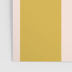 Blush Pink, Navy Blue, Mustard Yellow Big Stripes Pattern Poster Gallery Image 3
