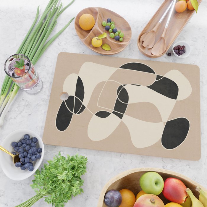 Modern Abstract Minimal Art 23 Cutting Board Gallery Image 2