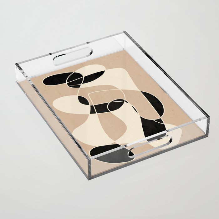 Modern Abstract Minimal Art 23 Acrylic Tray Gallery Image 1