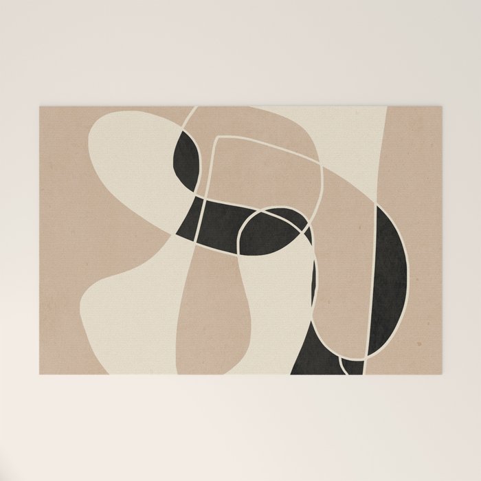 Modern Abstract Minimal Art 23 Welcome Mat Gallery Image 1