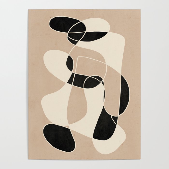 Modern Abstract Minimal Art 23 Poster Gallery Image 1