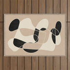 Modern Abstract Minimal Art 23 Outdoor Rug Gallery Image 1