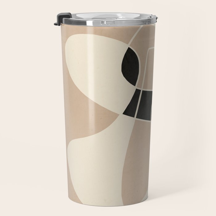 Modern Abstract Minimal Art 23 Travel Mug Gallery Image 3