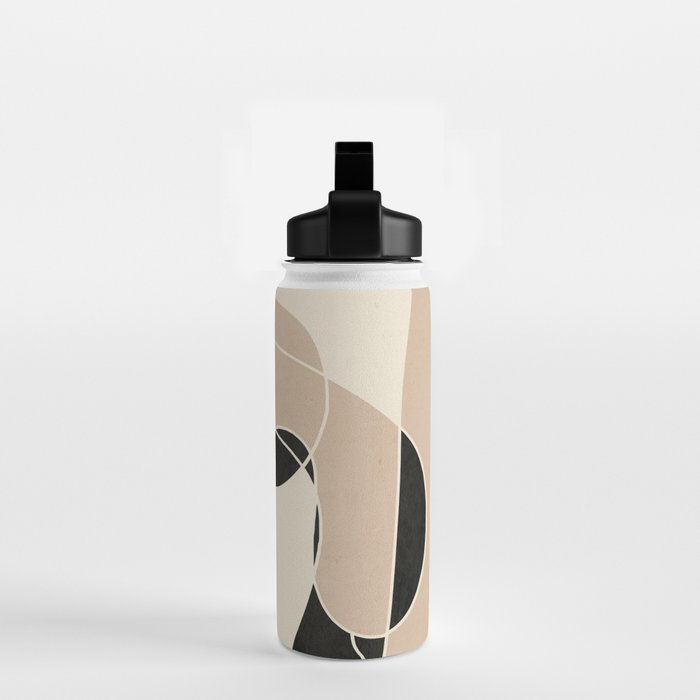 Modern Abstract Minimal Art 23 Water Bottle Gallery Image 2