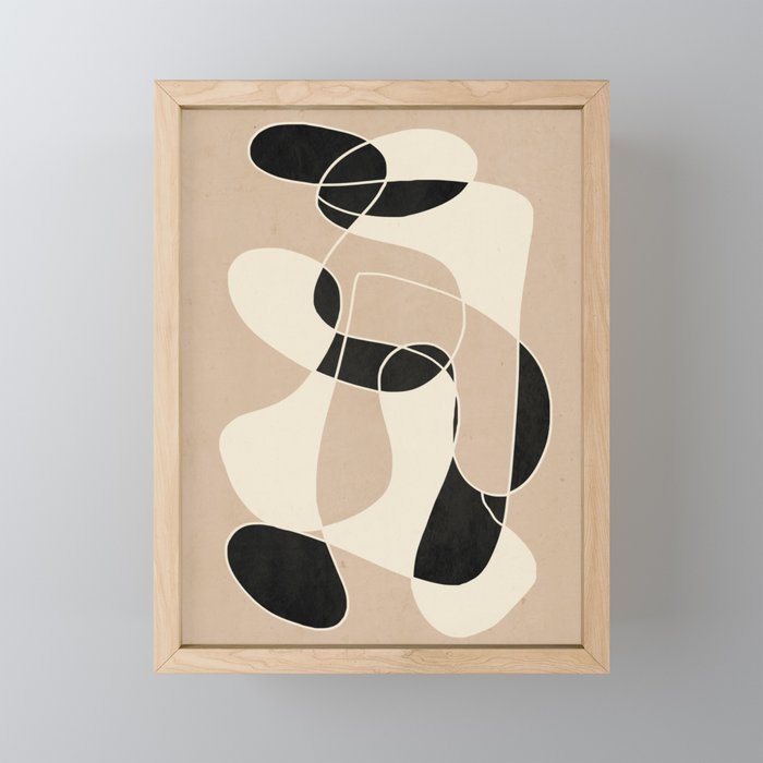 Modern Abstract Minimal Art 23 Mini Art Print Gallery Image 1