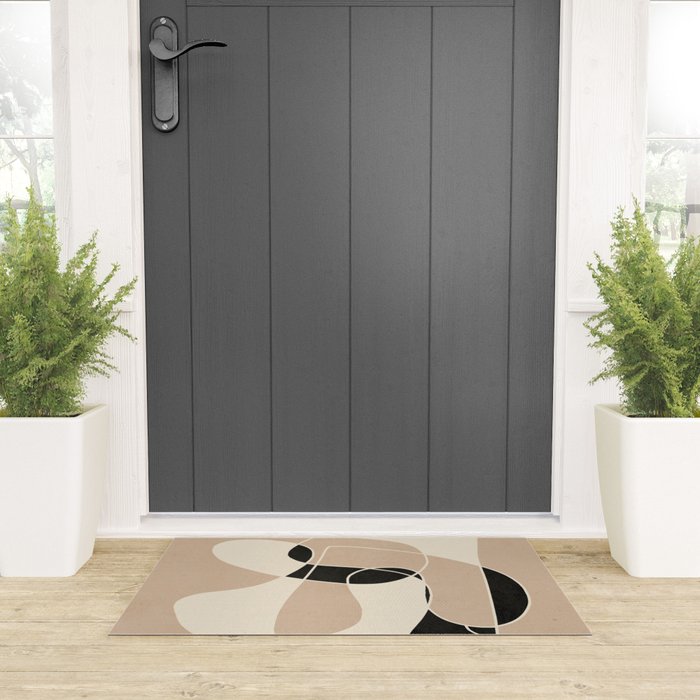 Modern Abstract Minimal Art 23 Welcome Mat Gallery Image 3