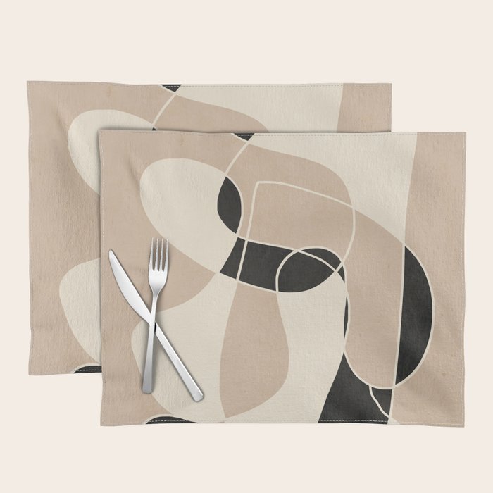 Modern Abstract Minimal Art 23 Placemat Gallery Image 1
