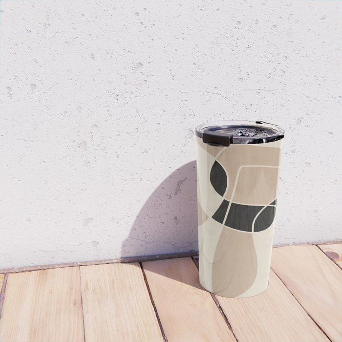 Modern Abstract Minimal Art 23 Travel Mug Gallery Image 4