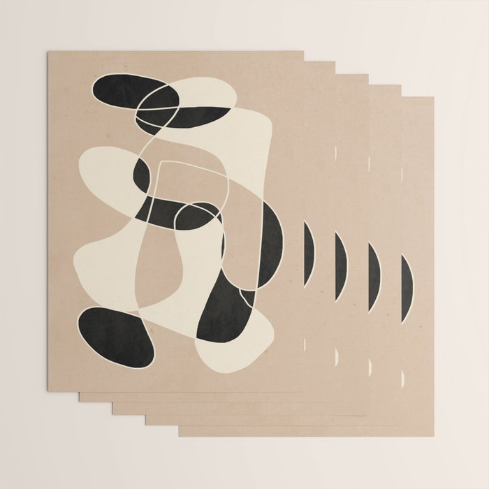 Modern Abstract Minimal Art 23 Wrapping Paper Gallery Image 3