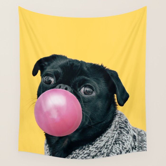 Pug Life: Pop Animals Wall Tapestry Gallery Image 4