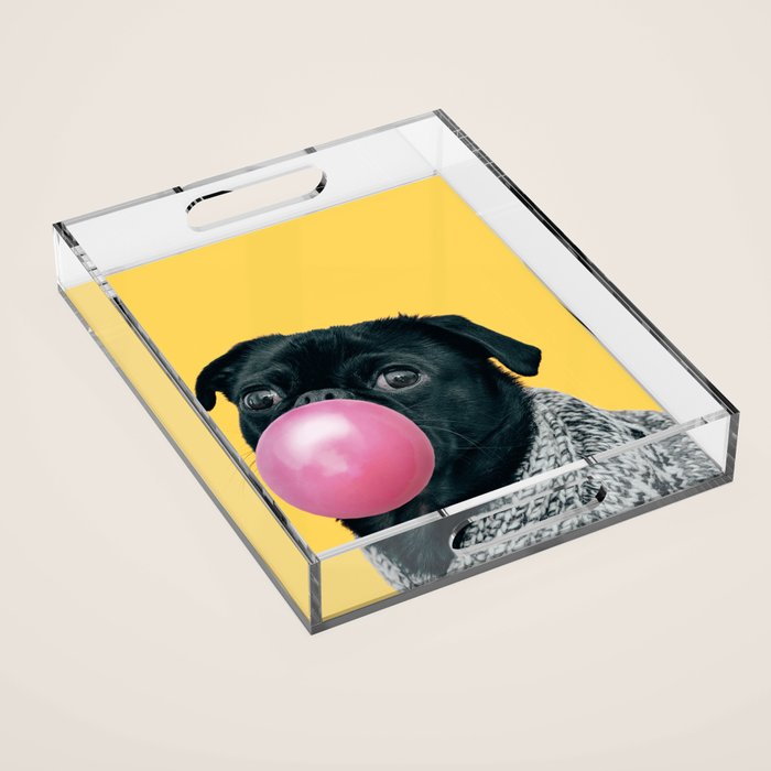 Pug Life: Pop Animals Acrylic Tray Gallery Image 1