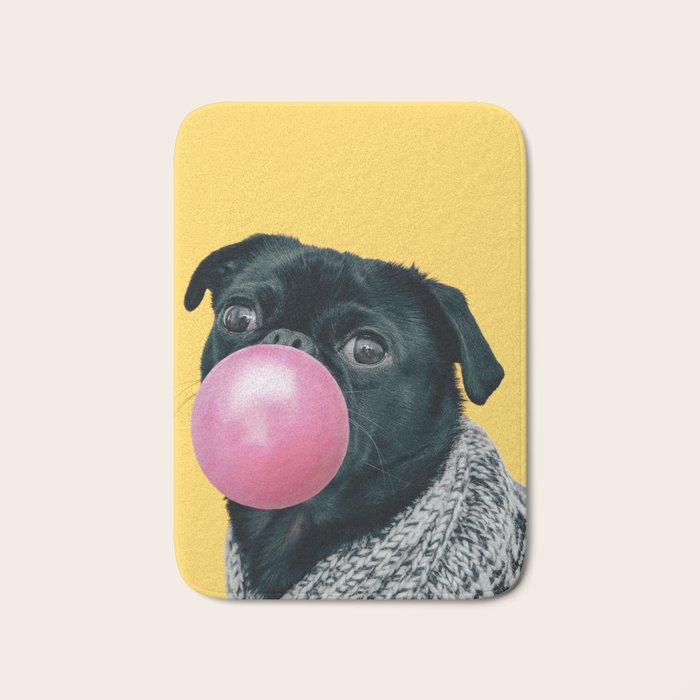 Pug Life: Pop Animals Bath Mat Gallery Image 1