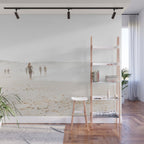 At the Beach - Surf, minimal beach series by Ingrid Beddoes Wall Mural Gallery Image 1