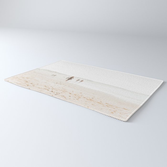 At the Beach - Surf, minimal beach series by Ingrid Beddoes Rug Gallery Image 3