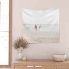 At the Beach - Surf, minimal beach series by Ingrid Beddoes Wall Tapestry Gallery Image 2