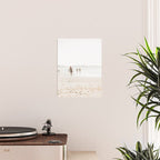 At the Beach - Surf, minimal beach series by Ingrid Beddoes Poster Gallery Image 2