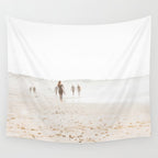 At the Beach - Surf, minimal beach series by Ingrid Beddoes Wall Tapestry Gallery Image 4