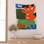 Playful Balance Abstract Wall Tapestry Gallery Image 2