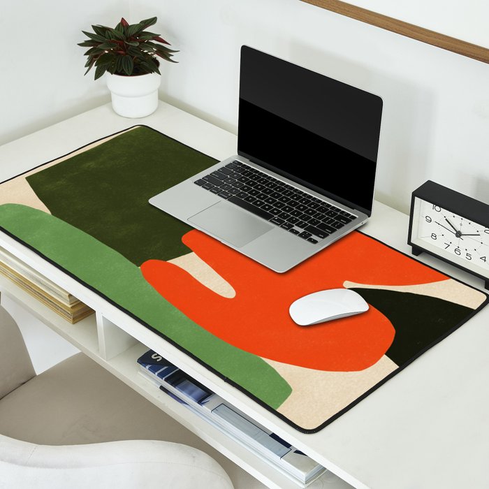Playful Balance Abstract Desk Mat Gallery Image 2