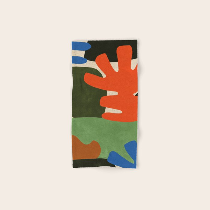 Playful Balance Abstract Bath Towel Gallery Image 1