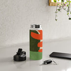 Playful Balance Abstract Water Bottle Gallery Image 4