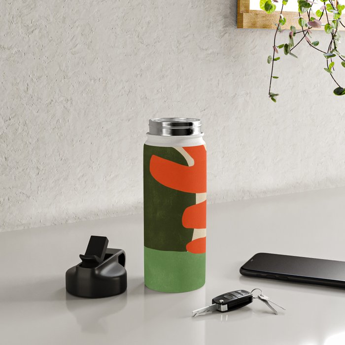 Playful Balance Abstract Water Bottle Gallery Image 4