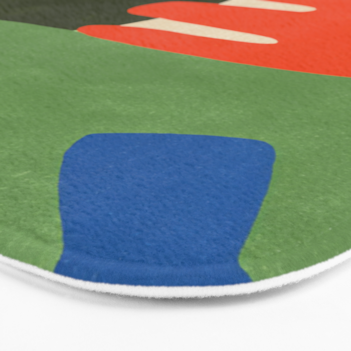 Playful Balance Abstract Bath Mat Gallery Image 3
