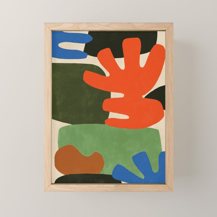 Playful Balance Abstract Mini Art Print Gallery Image 1