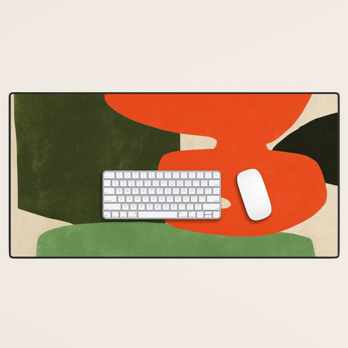 Playful Balance Abstract Desk Mat Gallery Image 1