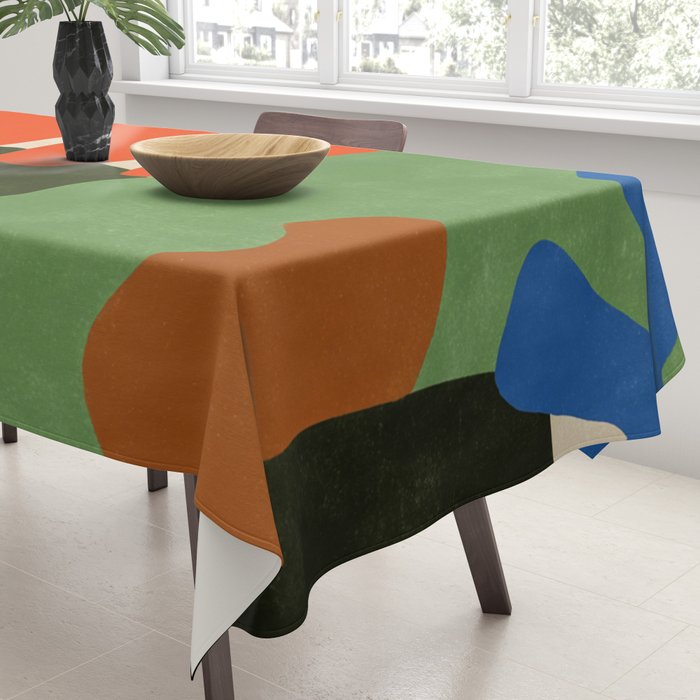 Playful Balance Abstract Tablecloth Gallery Image 3